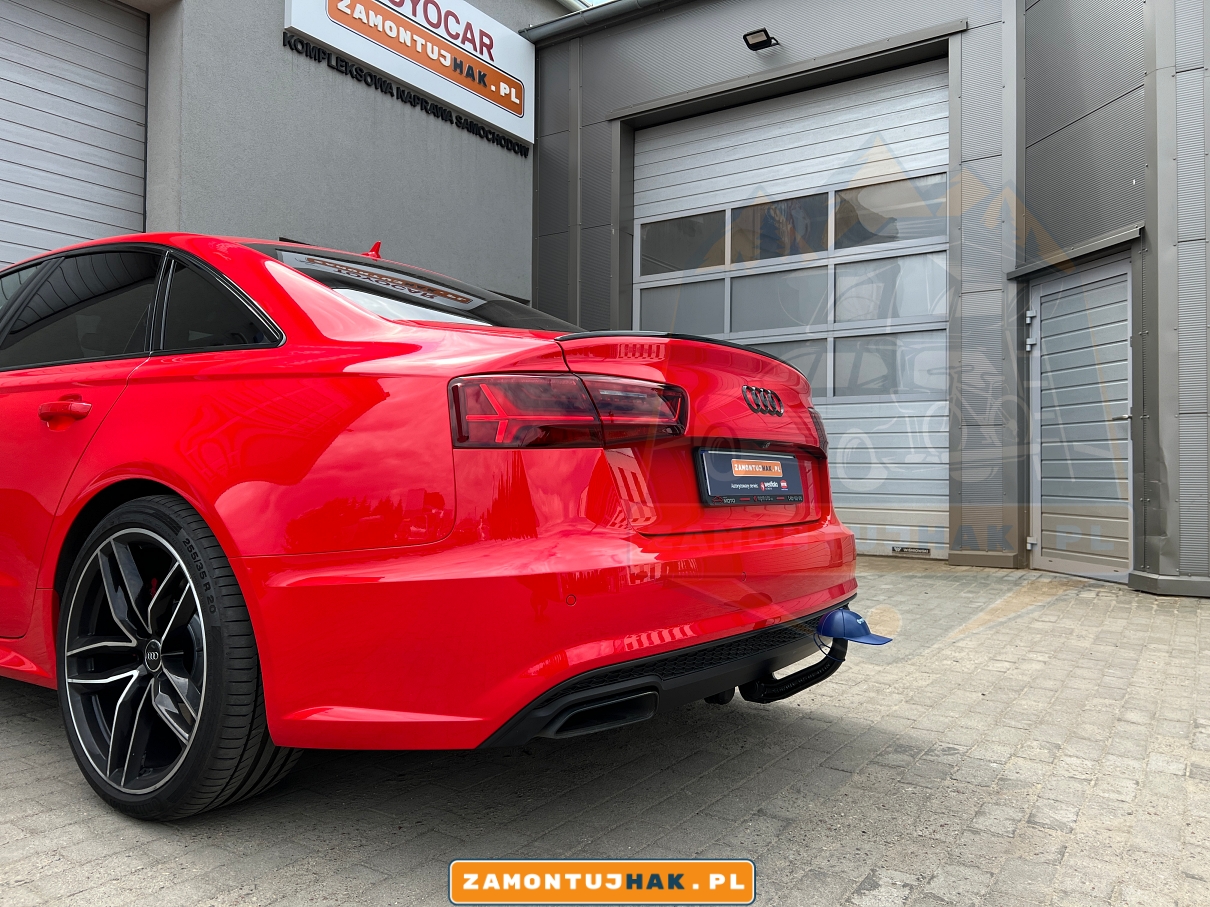 Audi A6 C7 z zamontowanym hakiem holowniczym Westfalia - dodaj funkcjonalność i elastyczność do swojego samochodu